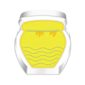 Detail van roestvrijstalen honingpot koekjessnijder, duurzame bakvorm voor koekjes.