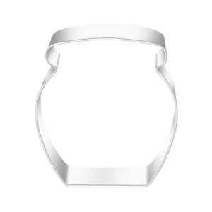 RVS honingpot koekjessnijder voor professioneel bakken en DIY zoete lekkernijen.