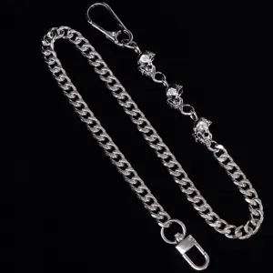 Punk Heavy Metal Skull Pants Chain Single Layer Hip Hop Jean Chain Pocket Chain Wallet Chain For Men Women