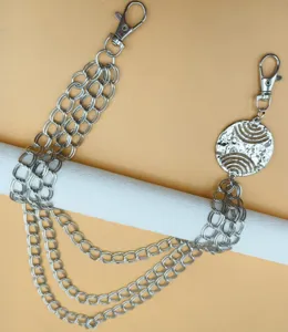 Metal pants chain punk waist chain for women fashion rock style body jewelry accessory nice.