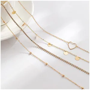 Exquisite multi-layer gold body chain fashion bikini waist chain sexy jewelry detail.