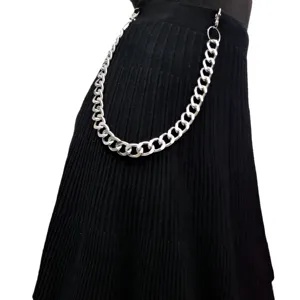 Punk chunky metal waist chain pants chain for women edgy fashion rock style cool accessories