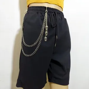 Punk Multi-layer Metal Waist Chain Vintage Skull Star Pants Chain Body Jewelry Fashion Streetwear Accessories For Women