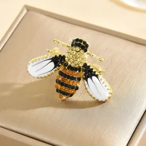 Spilla ape in strass elegante per donna, gioielli con accessori per abiti da insetto