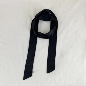 Women's Long Ribbon Scarf Satin Solid Color Ripple Texture Hair Scarf Multi-use Handbag Ribbon Commuting Fashion Accessories
