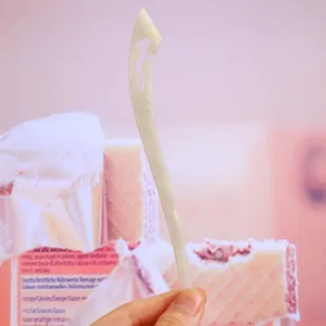 Elegant white acetate hair stick with hollow cloud pattern, simple hair fork for updos and buns.