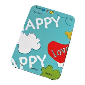 Korean fashion cute printed metal hair clip storage tin box set for women styling.