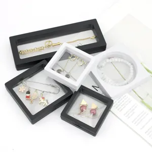 PE Folie schwebende Schmuckschatulle transparente Anti-Oxidations Aufbewahrungsbox