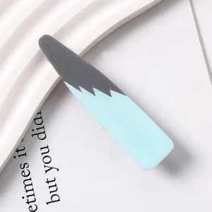 Color-blocked resin hair clip duckbill barrette candy color minimalist bang side clip detail
