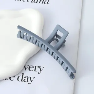 Grande molletta per capelli opaca blu per capelli folti, elegante accessorio per acconciature