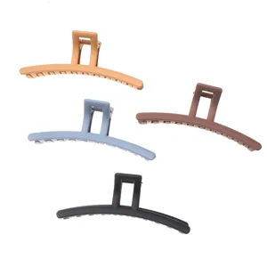 Grande molletta per capelli opaca per capelli spessi, accessorio acconciatura minimalista