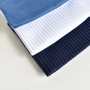 Solid color ribbed knit yoga headband, stretchy wide hair band for sports and daily wear.