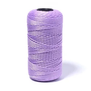 Mooie sterke paarse ijszijde draad voor handwerk, breien, haken en zomerse hoeden.