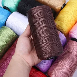 IJs zijde haakgaren drie stranden voor zomerse hoeden kussens en DIY handwerk detailweergave