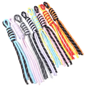 Colorful handmade woven keychain phone lanyard nylon strap DIY bag charm accessory