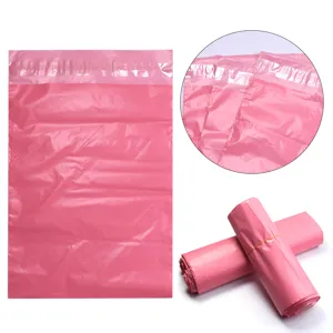 Verstärkte rosa Plastikversandtaschen wasserdichte selbstklebende Kuriertüten für Verpackung.