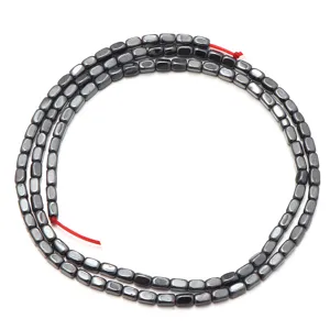 Hämatit quadratische Säule lose Perlen für DIY handgemachte Armbänder Halsketten.