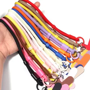 Verstelbare kleurrijke nylon telefoonkoord en handige draagbare polsband voor smartphone