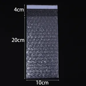 Busta imbottita per spedizioni con bolle d'aria trasparente autoadesiva 10x20cm