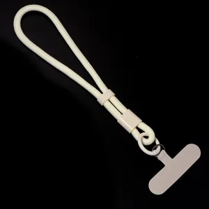Verstelbare polyester telefoon polsband en polskoord met handig lipje voor anti-verlies.
