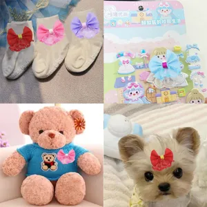 Nœud en dentelle ruban DIY accessoires pour cheveux vêtements chaussures animaux