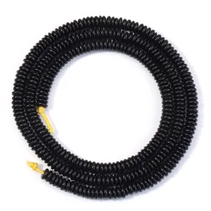 Natuurlijke zwarte kokosnootschaal afstandshouder kralen voor handgemaakte DIY sieraden.