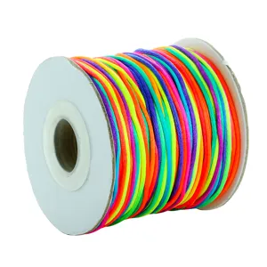 Bobina de cordón de nailon de colores para joyería DIY, nudos chinos y tejido de pulseras.