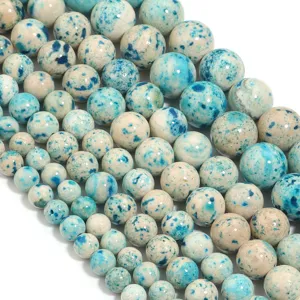 Perle di pietra naturale perle rotonde sfuse per creazione di gioielli collane bracciali