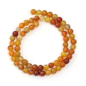 Natural dragon vein agate round beads strand for DIY jewelry making bracelets necklaces crafts