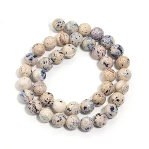 Perline tonde in pietra naturale per creazione di gioielli fai da te bracciali.