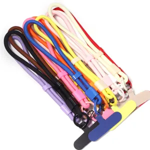 Kleurrijke verstelbare telefoondraagband, duurzaam geweven polskoord voor alle telefoonhoesjes.