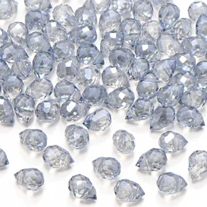 Gefacetteerde glazen aardbei kristal kralen losse kralen voor DIY sieraden maken armband ketting.