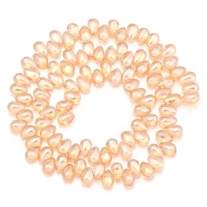 Glas Tropfen Perlen für Schmuckherstellung DIY handgemachte Armbänder Halsketten Zubehör.