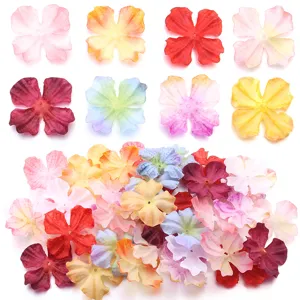 Fresh Non-Woven Fabric Simulation Flower Patches DIY Handmade Craft Hair Clip Decoration Clothing Apparel Accessories Applique Floral Patch