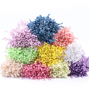 Bunte künstliche Blumenstaubblätter mattierte Beeren DIY Handwerk Blumen Zubehör für Sträuße.