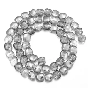 Galvanisierte Glasperlen Strang für DIY Armband und Halskette Schmuck Accessoires.
