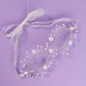 Gotische Halloween schedel strass parel masker hoofdband feest festival optreden ooglapje