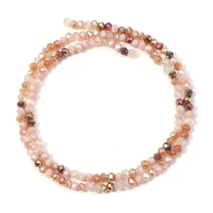 Multi-color Crystal Glass Faceted Beads DIY Jewelry Making Bracelet Necklace Loose Beads