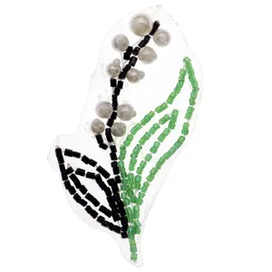 Handgemaakte kralen bloem patch parel strass DIY blazer naai accessoire kleding decor