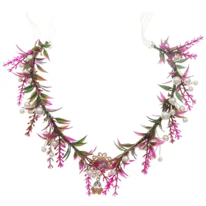 Tiara floreale stile elfo foresta francese matrimonio banchetto cerchietto retro