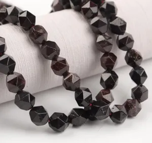 Perline di cristallo sfaccettate in pietra naturale per bracciali collane accessori.