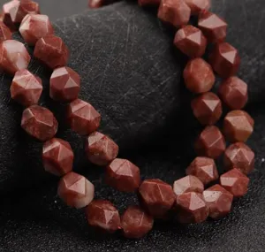 Perline in agata cristallo sfaccettate in pietra naturale, perfette per gioielli DIY.