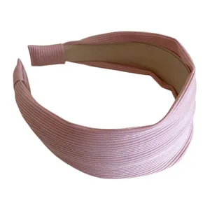 Koreanischer Retro breiter plissierter Haarreif für Damen, eleganter Haarschmuck Alltag