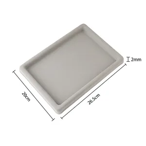 Grey jewelry design tray beading board with size dimensions 20x26.5cm for DIY craft