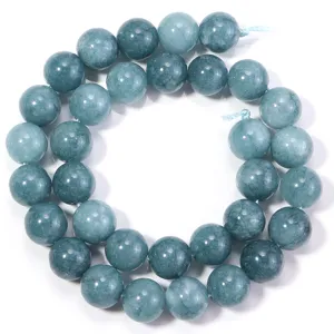 Natuurlijke edelsteen ronde kralen streng voor DIY sieraden maken, armband en ketting accessoires.