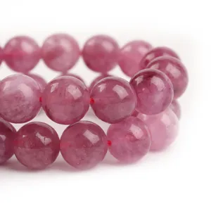 Rosa Kristall Edelstein Perlen Detailaufnahme für DIY Armband Halskette Schmuck Zubehör
