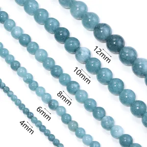 Natuursteen edelsteen ronde kralen losse strengen voor DIY sieraden maken armbanden 4-12mm