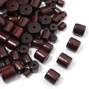 Natürliche Holz-Tonnenperlen lose Holzzwischenperlen für DIY Schmuckherstellung Armbänder