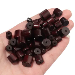 Naturholz Tonnenperlen lose Perlen für DIY Armbänder Halsketten Schmuckherstellung Zubehör.