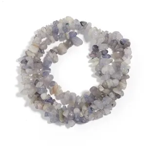 Natural irregular gemstone chip beads 5-8mm crystal quartz beads for DIY jewelry making.